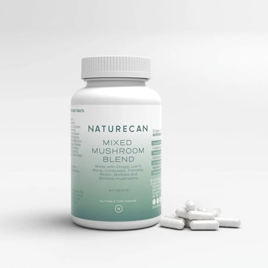 Komplexné hubové kapsule - shiitake, reishi, cordyceps