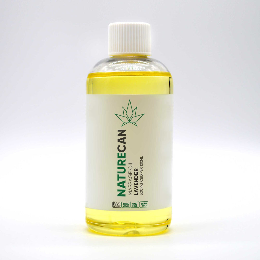 CBD masážny olej